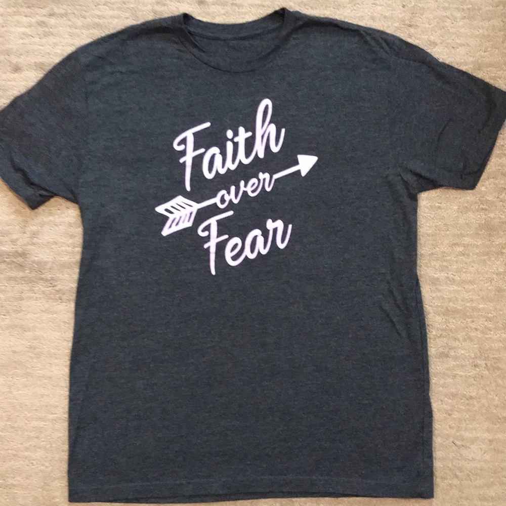 Women’s Faith Over Fear T-Shirt - Size Large